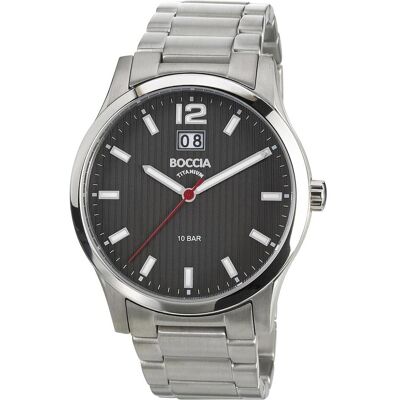 Boccia, Montre, 3580-02 Montre homme titane 42mm 10ATM, Argent, (Horloge analogique, 42 mm) Boccia, Montre, 3580-02 Montre homme titane 42mm 10ATM, Argent, (Horloge analogique, 42 mm)