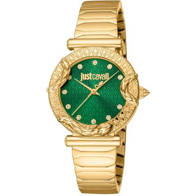 Just Cavalli, Montre, Animalier Atrani - JC1L234M0235, Or, (Horloge analogique, 32 mm) Just Cavalli, Montre, Animalier Atrani - JC1L234M0235, Or, (Horloge analogique, 32 mm)