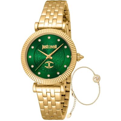 Just Cavalli, Montre, SET Unleashed - JC1L266M0035, Or, (Horloge analogique, 32 mm) Just Cavalli, Montre, SET Unleashed - JC1L266M0035, Or, (Horloge analogique, 32 mm)