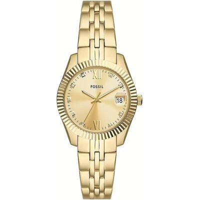 Fossil, Montre, Scarlette, Or, (Horloge analogique, 32 mm) Fossil, Montre, Scarlette, Or, (Horloge analogique, 32 mm)