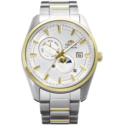 Orient, Montre, Contemporary, Or, Argent, (Chronographe, Horloge analogique, 42 mm) Orient, Montre, Contemporary, Or, Argent, (Chronographe, Horloge analogique, 42 mm)