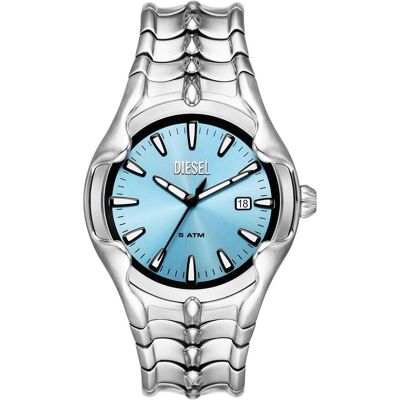 Diesel, Montre, Vert, Bleu, Argent, (Horloge analogique, 44 mm) Diesel, Montre, Vert, Bleu, Argent, (Horloge analogique, 44 mm)