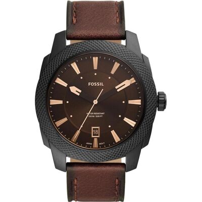 Fossil, Montre, Machine, Noir, (Horloge analogique, 49 mm) Fossil, Montre, Machine, Noir, (Horloge analogique, 49 mm)