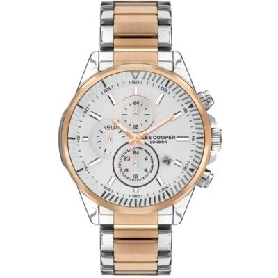 Lee Cooper, Montre, LC07486.550, Or, Argent, (Horloge analogique) Lee Cooper, Montre, LC07486.550, Or, Argent, (Horloge analogique)