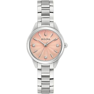 Bulova, Montre, 96P254, Argent, (Horloge analogique, 40 mm) Bulova, Montre, 96P254, Argent, (Horloge analogique, 40 mm)