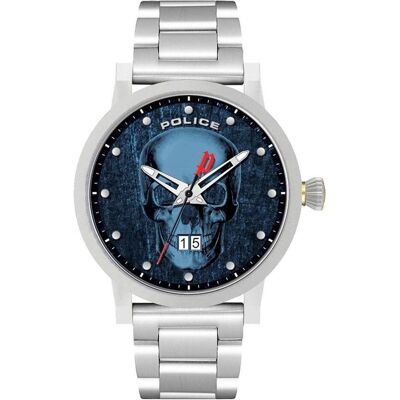 Police, Montre, PL15404JS.03MA Collin, Gris, (Horloge analogique, 45 mm) Police, Montre, PL15404JS.03MA Collin, Gris, (Horloge analogique, 45 mm)