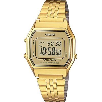Casio Vintage, Montre, La680wega-9er, Or, (Horloge numérique, 33.50 mm) Casio Vintage, Montre, La680wega-9er, Or, (Horloge numérique, 33.50 mm)