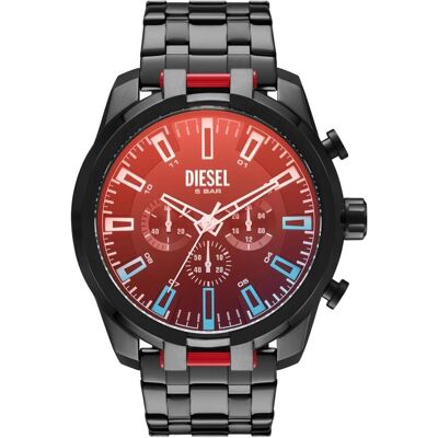 Diesel, Montre, Split, Noir, (Chronographe, 51 mm) Diesel, Montre, Split, Noir, (Chronographe, 51 mm)