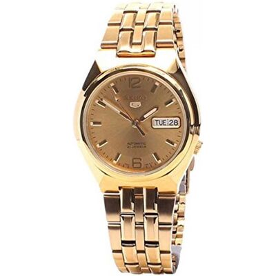 Seiko Montre, 5 Quadrante Oro Automatico SNKL64K1, Or, (Horloge analogique, 37 mm) Seiko Montre, 5 Quadrante Oro Automatico SNKL64K1, Or, (Horloge analogique, 37 mm)