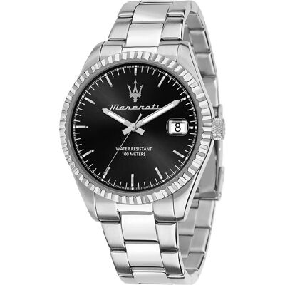 Maserati, Montre, Competizione, Argent, (Horloge analogique, 43 mm) Maserati, Montre, Competizione, Argent, (Horloge analogique, 43 mm)