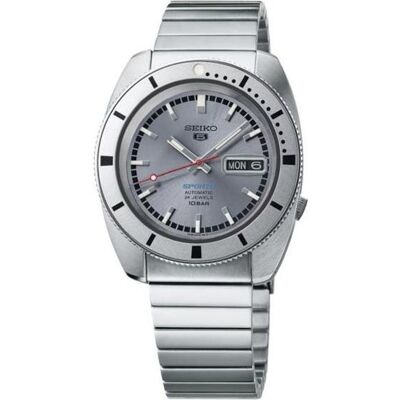 Seiko Montre, 5 Sports SRPL03K1 Première Collection Recréation Édition Limitée, Noir, Argent, (42.50 mm) Seiko Montre, 5 Sports SRPL03K1 Première Collection Recréation Édition Limitée, Noir, Argent, (42.50 mm)
