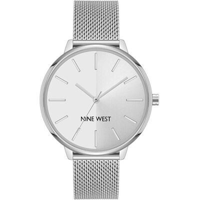Nine West, Montre, Capteur analogique NW/1981SVSB, (Horloge analogique) Nine West, Montre, Capteur analogique NW/1981SVSB, (Horloge analogique)