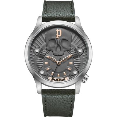 Police, Montre, Jet, Gris, (Horloge analogique, 44 mm) Police, Montre, Jet, Gris, (Horloge analogique, 44 mm)