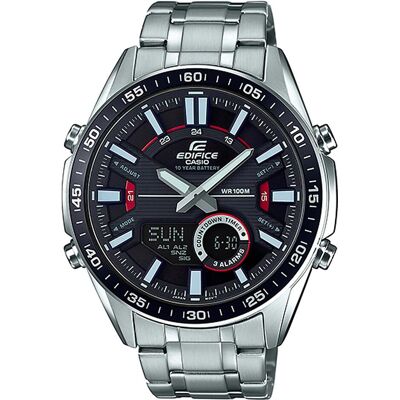 Casio Montre, EFV-C10, Argent, (Horloge analogique, 46.60 mm) Casio Montre, EFV-C10, Argent, (Horloge analogique, 46.60 mm)