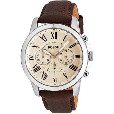 Fossil, Montre, Grant, Multicolore, Bronze, Or, Orange, Bleu, Rouge, Vert, Blanc, Noir, Marron, Violet, Pink, Jaune, Rose, Beige, Turquoise, Cuivre, Argent, (Chronographe, Horloge analogique, 44 mm) Fossil, Montre, Grant, Multicolore, Bronze, Or, Orange, Bleu, Rouge, Vert, Blanc, Noir, Marron, Violet, Pink, Jaune, Rose, Beige, Turquoise, Cuivre, Argent, (Chronographe, Horloge analogique, 44 mm)
