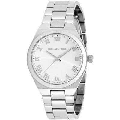 Michael Kors, Montre, Lennox, Argent, (Horloge analogique, 37 mm) Michael Kors, Montre, Lennox, Argent, (Horloge analogique, 37 mm)