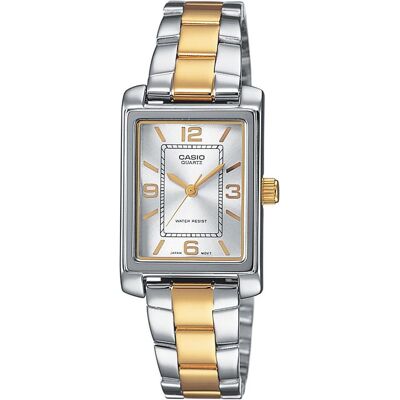 Casio Montre, LTP-1234PSG-7AEG, Or, Argent, (Horloge analogique, 32 mm) Casio Montre, LTP-1234PSG-7AEG, Or, Argent, (Horloge analogique, 32 mm)