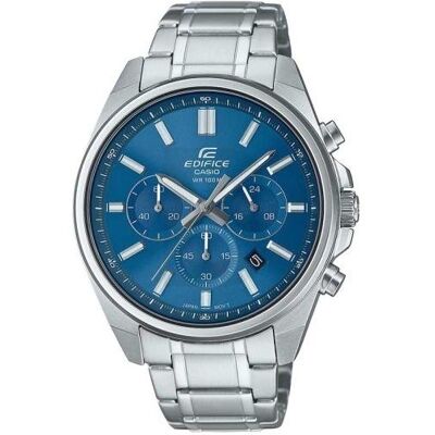 Casio Montre, Edifice EFV-650D-2A, Argent, (Chronographe, 50 mm) Casio Montre, Edifice EFV-650D-2A, Argent, (Chronographe, 50 mm)