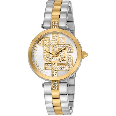 Just Cavalli, Montre, Glam Chic Maiuscola - JC1L241M0085, Or, (Horloge analogique, 32 mm) Just Cavalli, Montre, Glam Chic Maiuscola - JC1L241M0085, Or, (Horloge analogique, 32 mm)