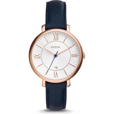 Fossil, Montre, Jacqueline, Bleu, (Horloge analogique, 36 mm) Fossil, Montre, Jacqueline, Bleu, (Horloge analogique, 36 mm)