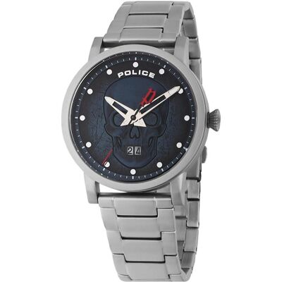 Police, Montre, PL15404JS.03MA Collin, Gris, (Horloge analogique, 45 mm) Police, Montre, PL15404JS.03MA Collin, Gris, (Horloge analogique, 45 mm)