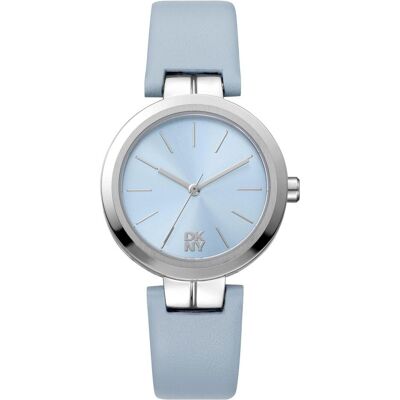 DKNY, Montre, DK1L045L0015 Downtown Midi Light Blue, Bleu, (Horloge analogique, 32 mm) DKNY, Montre, DK1L045L0015 Downtown Midi Light Blue, Bleu, (Horloge analogique, 32 mm)