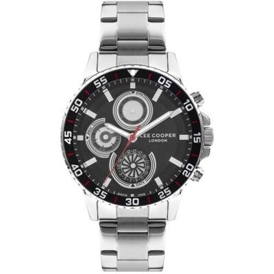 Lee Cooper, Montre, LC07636.350, Argent, (Horloge analogique) Lee Cooper, Montre, LC07636.350, Argent, (Horloge analogique)