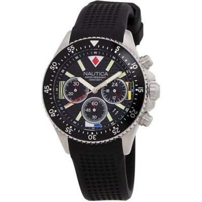 Nautica, Montre, NAPWPS301, Argent, (Horloge analogique) Nautica, Montre, NAPWPS301, Argent, (Horloge analogique)