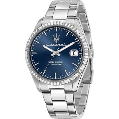 Maserati, Montre, Competizione bib tight hommes, Argent, (Horloge analogique, 43 mm) Maserati, Montre, Competizione bib tight hommes, Argent, (Horloge analogique, 43 mm)