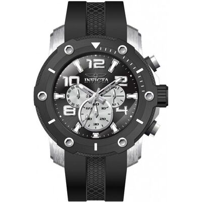 Invicta Montre, - Pro Diver Quartz 51mm 45739, Noir, Argent, (Chronographe, 49 mm) Invicta Montre, - Pro Diver Quartz 51mm 45739, Noir, Argent, (Chronographe, 49 mm)