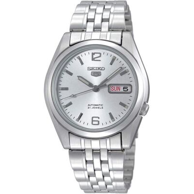 Seiko Montre, 5 - SNK385K1, Argent, Gris, (Horloge analogique, 37 mm) Seiko Montre, 5 - SNK385K1, Argent, Gris, (Horloge analogique, 37 mm)