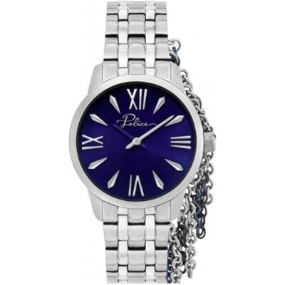Police, Montre, PL16030BS/03M, Argent, (Horloge analogique, 45 mm) Police, Montre, PL16030BS/03M, Argent, (Horloge analogique, 45 mm)