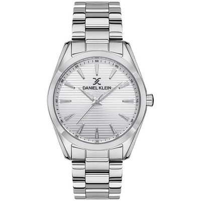 Daniel Klein, Montre, DK.1.13340-1, Noir, Argent, (Horloge analogique, 42 mm) Daniel Klein, Montre, DK.1.13340-1, Noir, Argent, (Horloge analogique, 42 mm)