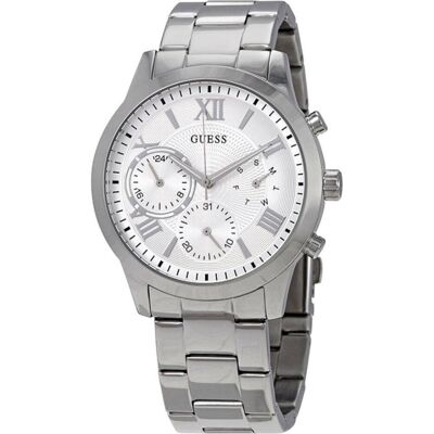 Guess, Montre, Montres LADIES W1070L1, Argent, (Horloge analogique, 40 mm) Guess, Montre, Montres LADIES W1070L1, Argent, (Horloge analogique, 40 mm)