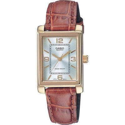 Casio Montre, Collection - LTP-1234PGL-7A, Blanc, Or, (Horloge analogique, 32 mm) Casio Montre, Collection - LTP-1234PGL-7A, Blanc, Or, (Horloge analogique, 32 mm)