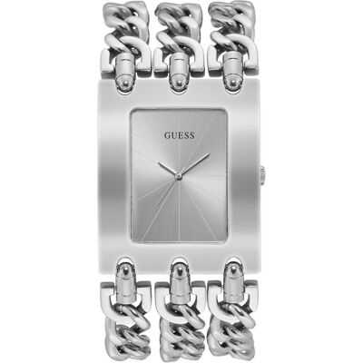 Guess, Montre, Montres LADIES W1274L1, Noir, Argent, (Horloge analogique) Guess, Montre, Montres LADIES W1274L1, Noir, Argent, (Horloge analogique)
