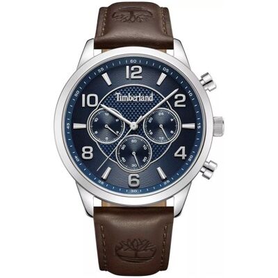 Timberland, Montre, Montre Outlet, Bleu, Argent, (Horloge analogique, 44 mm) Timberland, Montre, Montre Outlet, Bleu, Argent, (Horloge analogique, 44 mm)
