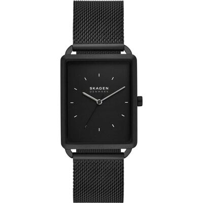 Skagen, Montre, Hagen, Noir, (Horloge analogique, 36 mm) Skagen, Montre, Hagen, Noir, (Horloge analogique, 36 mm)