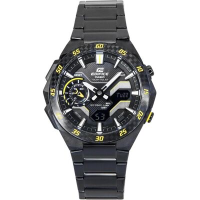 Casio Montre, Edifice ECB-2200RC, Noir, (Chronographe, 48.50 mm) Casio Montre, Edifice ECB-2200RC, Noir, (Chronographe, 48.50 mm)
