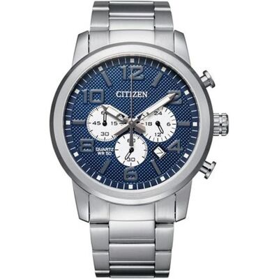 Citizen Montre, Orologio Cronografo in Acciaio Inossidabile, Argent, (Chronographe, 42 mm) Citizen Montre, Orologio Cronografo in Acciaio Inossidabile, Argent, (Chronographe, 42 mm)