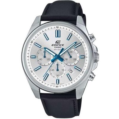 Casio Montre, Edifice EFV-650L-7AVUDF, Argent, (Chronographe, Horloge analogique, 48.50 mm) Casio Montre, Edifice EFV-650L-7AVUDF, Argent, (Chronographe, Horloge analogique, 48.50 mm)