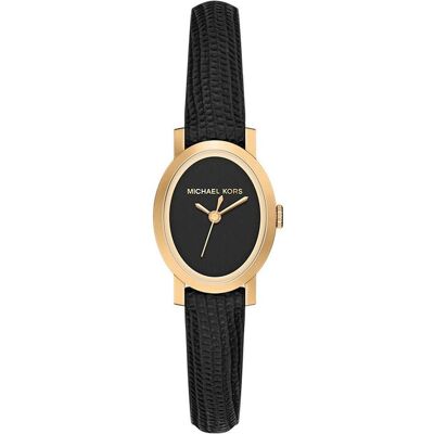 Michael Kors, Montre, Maude, Or, Noir, (Horloge analogique, 21 mm) Michael Kors, Montre, Maude, Or, Noir, (Horloge analogique, 21 mm)