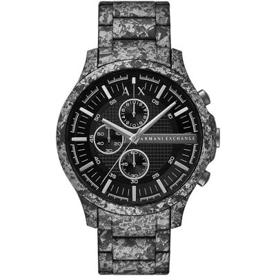 Giorgio Armani Exchange, Montre, Chronograph, Noir, Gris, (Chronographe, 46 mm) Giorgio Armani Exchange, Montre, Chronograph, Noir, Gris, (Chronographe, 46 mm)
