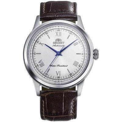 Orient, Montre, RA-BB0002S30B, Blanc, Marron, Argent, (Horloge analogique, 38 mm) Orient, Montre, RA-BB0002S30B, Blanc, Marron, Argent, (Horloge analogique, 38 mm)