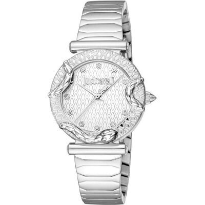 Just Cavalli, Montre, Animalier Atrani - JC1L234M0215, Argent, (Horloge analogique, 32 mm) Just Cavalli, Montre, Animalier Atrani - JC1L234M0215, Argent, (Horloge analogique, 32 mm)
