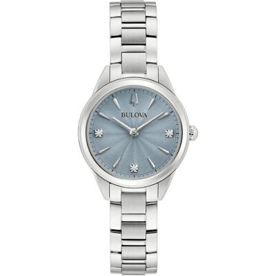 Bulova, Montre, 96P255, Argent, (Horloge analogique, 40 mm) Bulova, Montre, 96P255, Argent, (Horloge analogique, 40 mm)