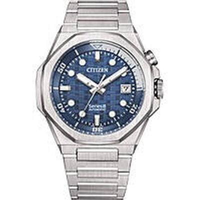 Citizen Montre, Series8 NB6060-58L, Argent, Bleu, (Horloge analogique) Citizen Montre, Series8 NB6060-58L, Argent, Bleu, (Horloge analogique)
