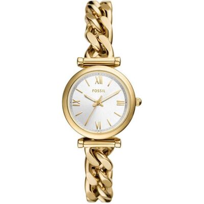 Fossil, Montre, Carlie, Or, (Horloge analogique, 28 mm) Fossil, Montre, Carlie, Or, (Horloge analogique, 28 mm)