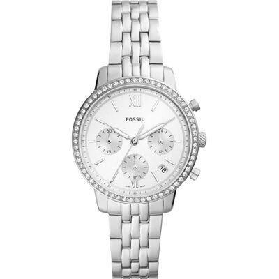 Fossil, Montre, Neutra, Argent, (Chronographe, 36 mm) Fossil, Montre, Neutra, Argent, (Chronographe, 36 mm)