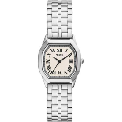 Fossil, Montre, Harlow, Argent, Or, Blanc, (Horloge analogique, 27 mm) Fossil, Montre, Harlow, Argent, Or, Blanc, (Horloge analogique, 27 mm)